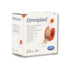 Αυτοκόλλητη ταινία στερέωσης Omniplast Hartmann 2,5cm x 5m - Image 2