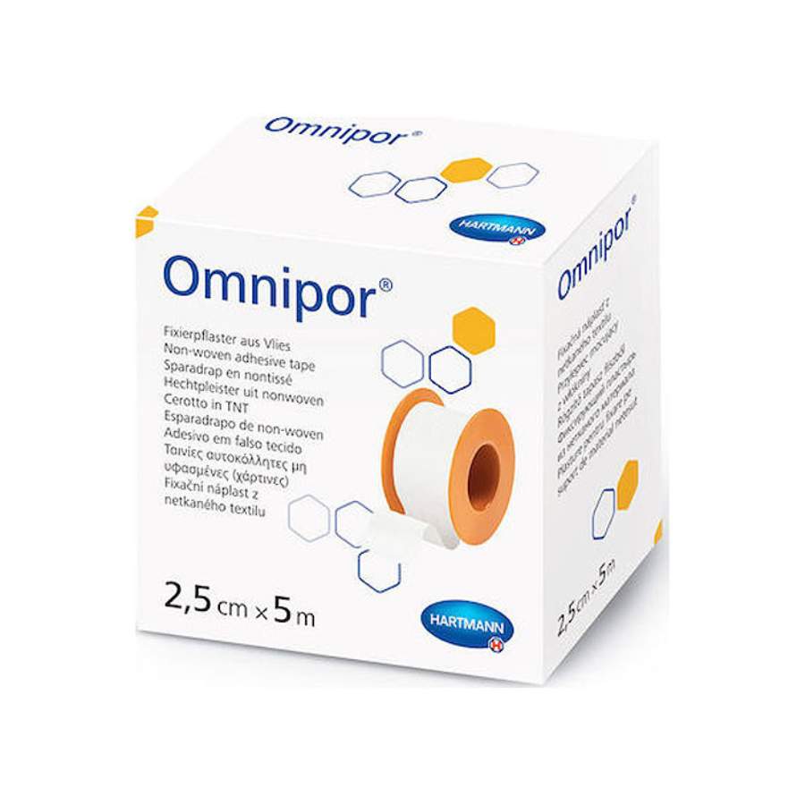 Αυτοκόλλητη-ταινία-στερέωσης-Omnipore-Hartmann-25-cm-x-5-m-επιδεσμική-ταινία.jpg Αυτοκόλλητη ταινία στερέωσης Omnipor Hartmann 2,5 cm x 5 m - Image 1
