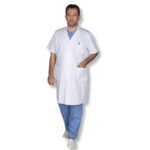 Ιατρική Ποδιά κοντό μανίκι Λευκή Apron Man