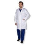 Ιατρική Ποδιά μακρύ μανίκι Λευκή Apron Man