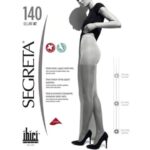 Καλσόν συμπίεσης 140 Den 18/22 mmHg Μαύρο, ανοιχτά δάχτυλα